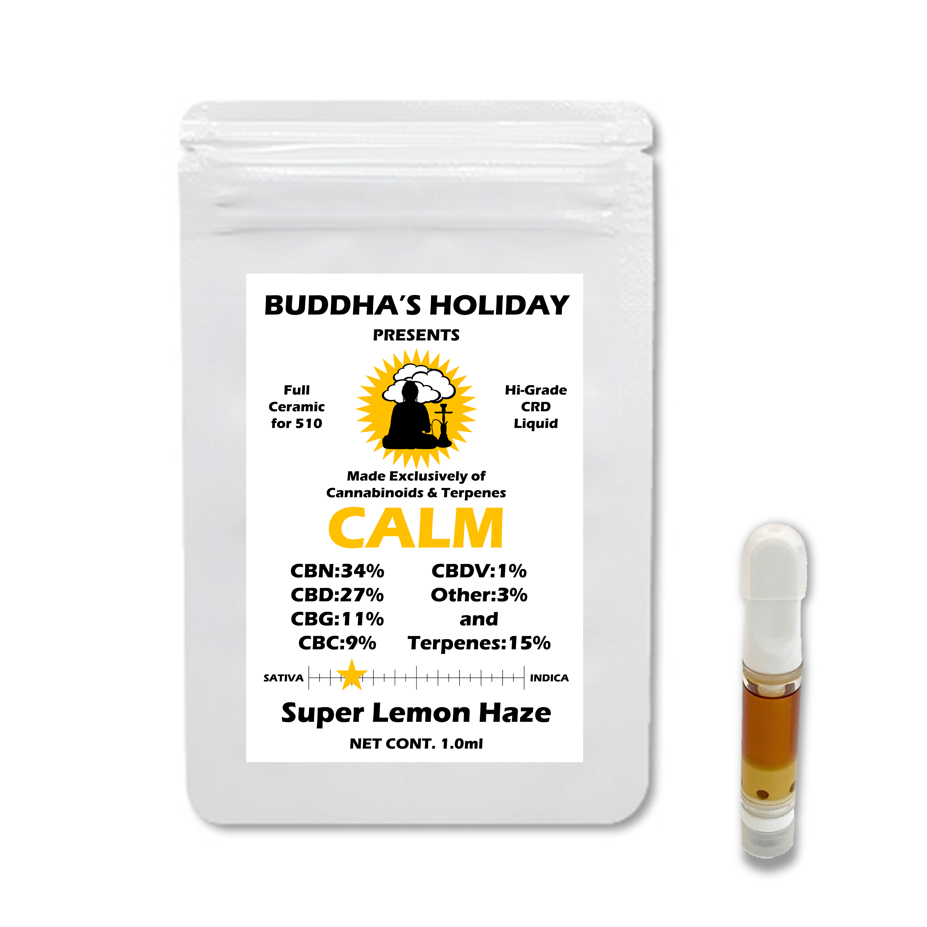 CBG CBD Super Lemon Haze リキッド 1.0ml ●11
